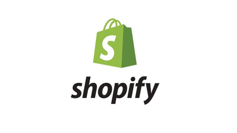Shopify green shopping bag logo