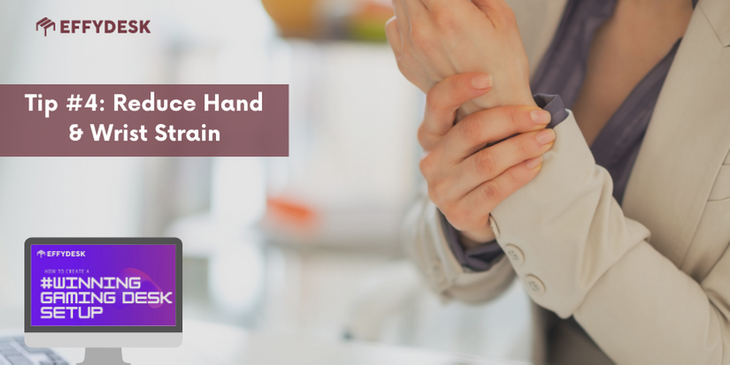 How to reduce hand and wrist strain while gaming