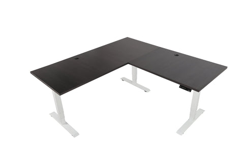 L-Shaped Standing Desk now its available for office workers that can save their back and neck pain
