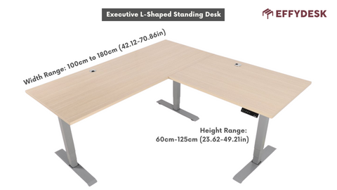 Executive L-Shaped Corner Office Standing Desk - EFFYDESK (Vancouver, B.C)