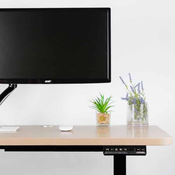 An electric standing desk can increase your productivity