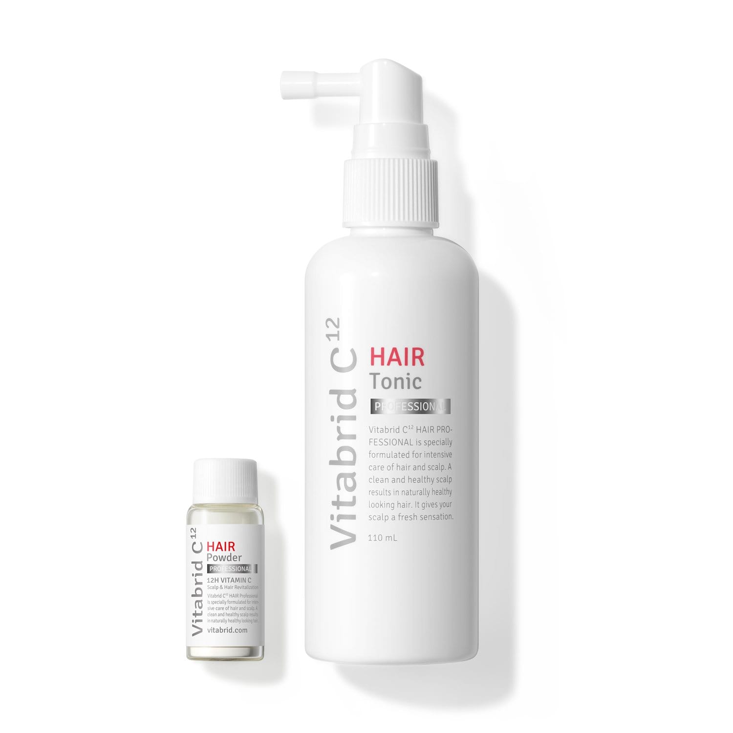 12 H Vitamin C HAIR+ Set: Anti-Aging & Face Brightening | Vitabrid