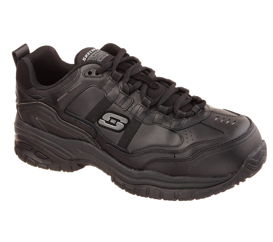 SKECHERS WORK USA INC. SLIP RESISTANT COMP - 77013/BLK – Hudson Shoe Store