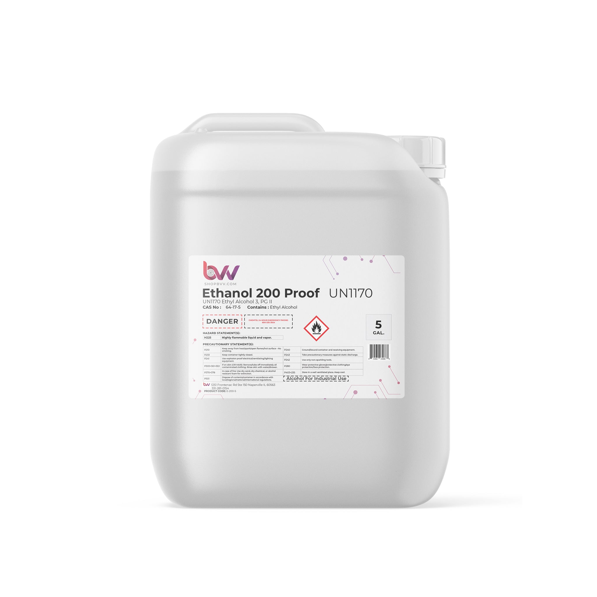 Food & Lab Grade 200 Proof Ethanol - 99.97% - USP-NF, Kosher - Excise Tax Included - Image 5
