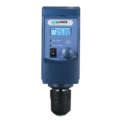 SCILOGEX SCI20-S Overhead LED Digital Stirrer, with s/steel cross stirrer, 20L Capacity, 100-220V 50/60Hz, US Plug