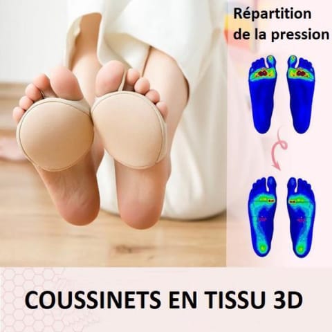 Coussinets en tissu pour l’avant-pied (1 paire)