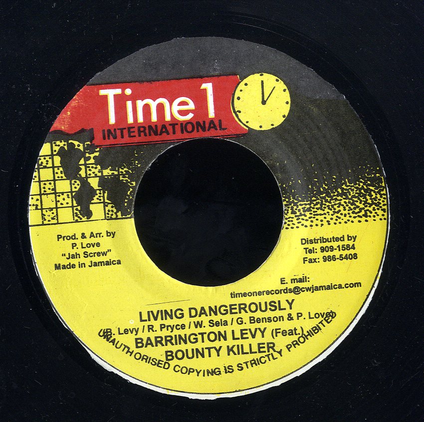 002レゲエ レコード 7インチ Barrington Levy My Time - 洋楽