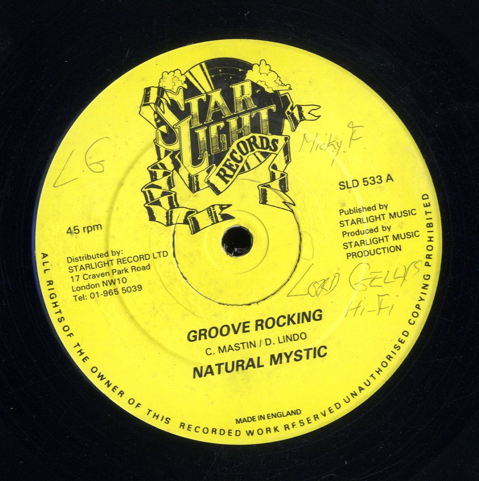 GROOVIN'  NATURAL MYSTIC  レゲエレコード　12inch