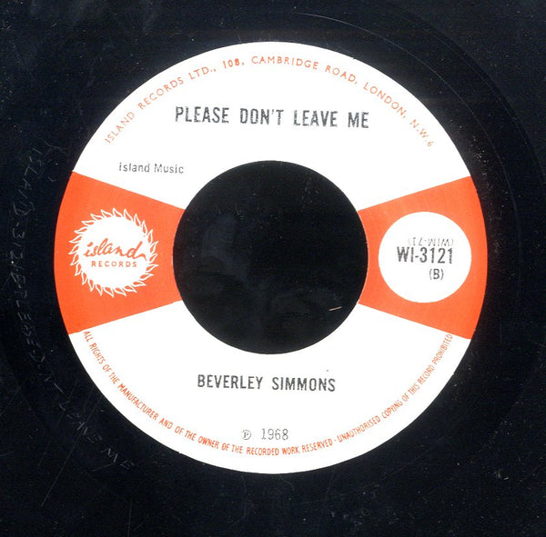 BEVERLEY SIMMONS / PAT KELLY [Please Don't Leave Me / Somebodie's Baby]
