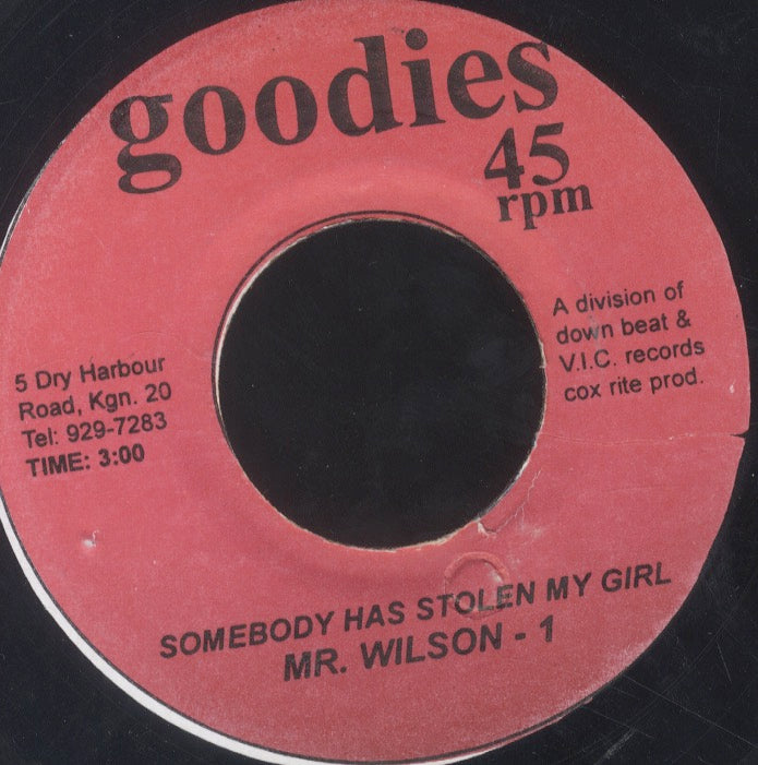 Delroy Wilson - Somebody Has Stolen Girl - 洋楽