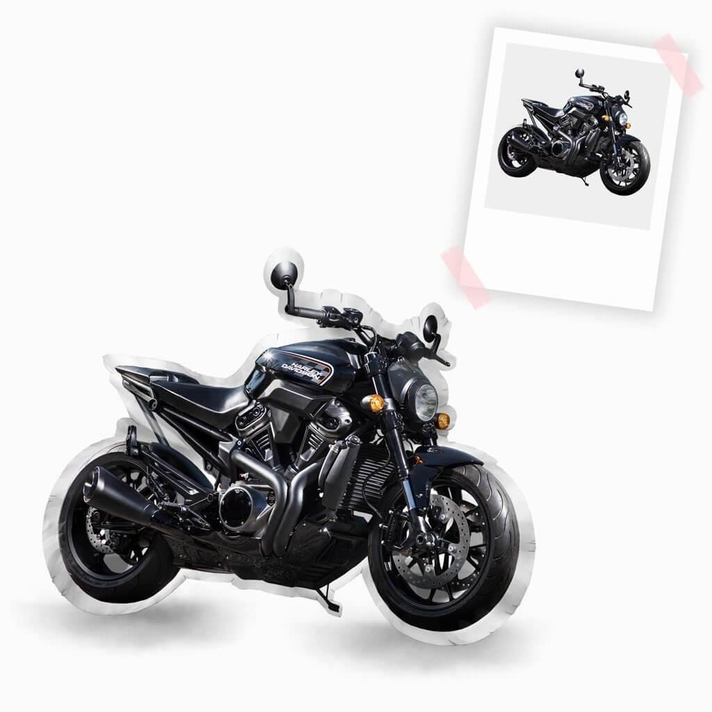 Personalisiertes Motorradkissen