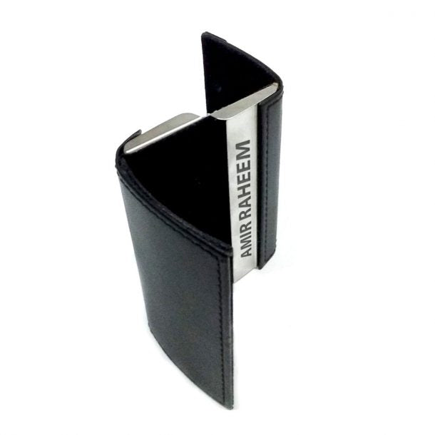 visiting card holder with name