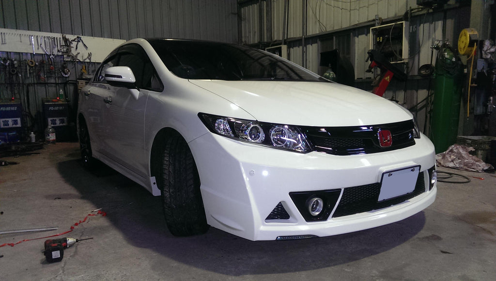 12 13 Honda Civic Sedan Mugen Rr Style Front Bumper Conversion Racingbees