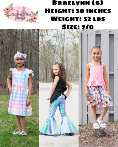 Meet Our Models (Sizing Guide) – Little Bear and Bean Boutique, LLC