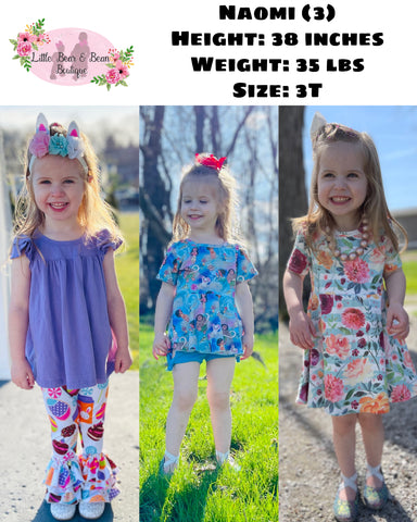 Meet Our Models (Sizing Guide) – Little Bear and Bean Boutique, LLC