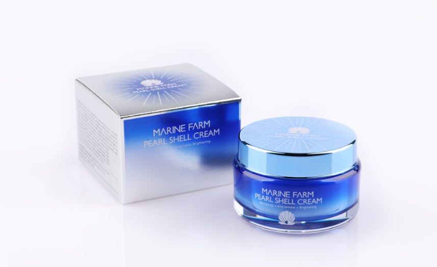 MARINE FARM PEARL SHELL CREAM 50ml Korean Skincare Facial Cosmetics – CALD