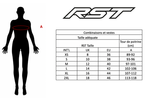 Guide des tailles RST pour femmes