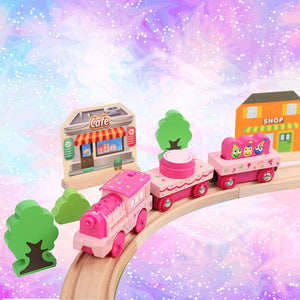 fairy wooden train set