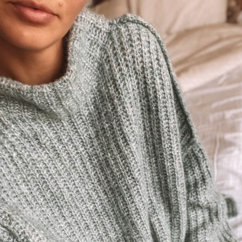 Brogan Kate wears the Cocoon Oversized Knit by POL Clothing