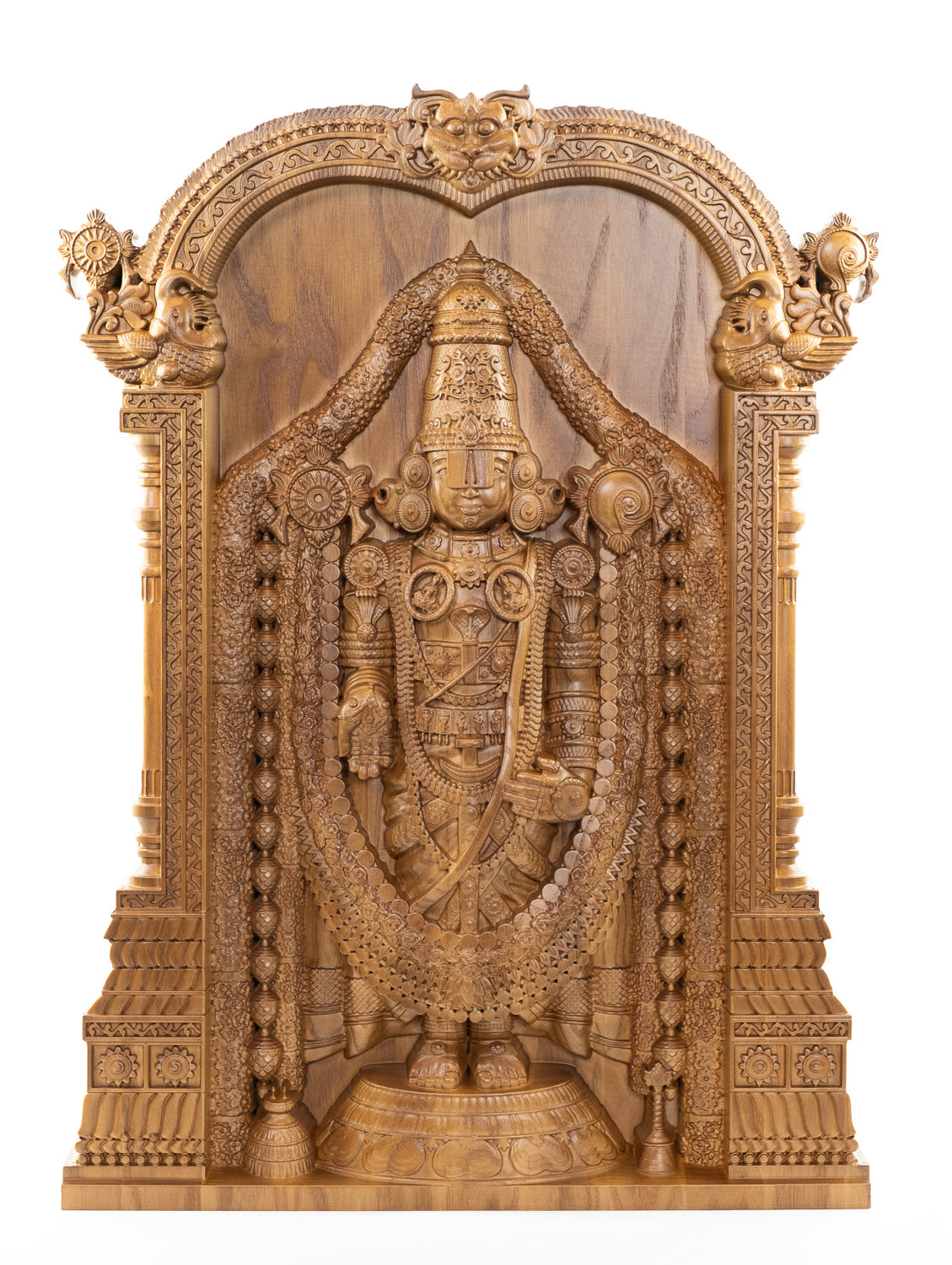 Sri Venkateswara (Lord Balaji ) Wood Carving 24