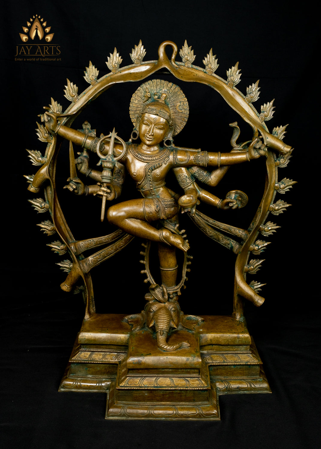 Bronze Gaja Samhara Murthy 38