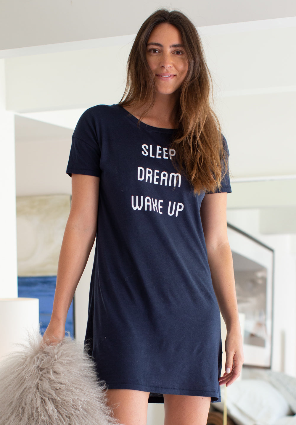 long sleep shirt dress