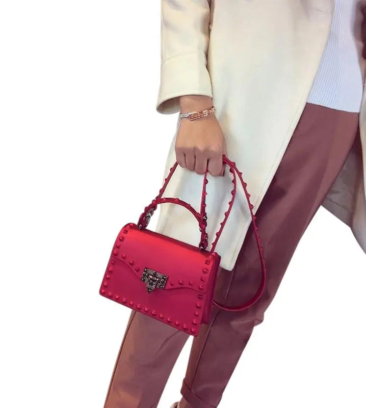 Stefania Shoulder Bag - Studded Mini and Medium Sized Purse – Pursh ...