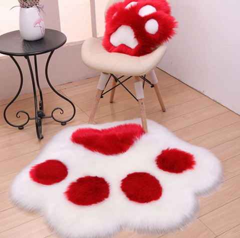 Paw Rug, Animal Decor, Pet Foot Rug, Kids Room Rug, Area Rug, Pet Paw  Pattern, Birthday Gift, Pet Paw Rug, for Living Rug, Cool Rug 