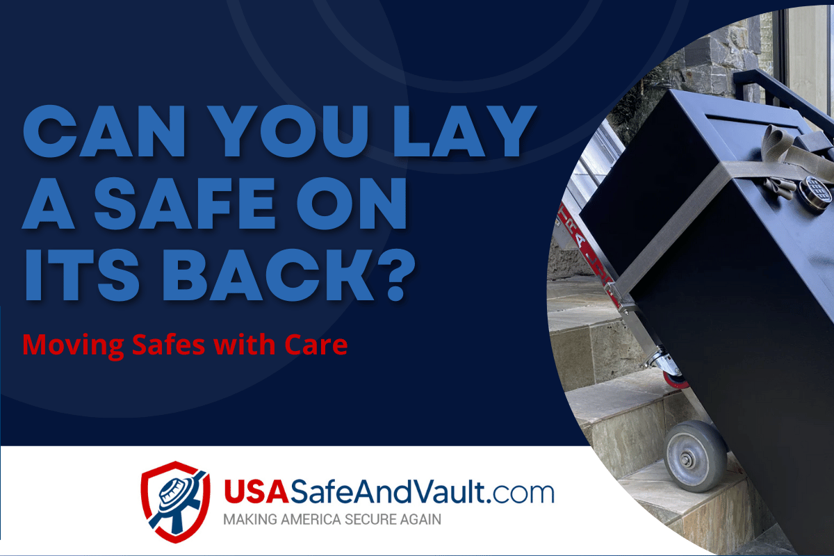 Can you lay a safe on its back?