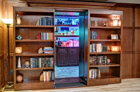 Sliding Bookshelf Door Options