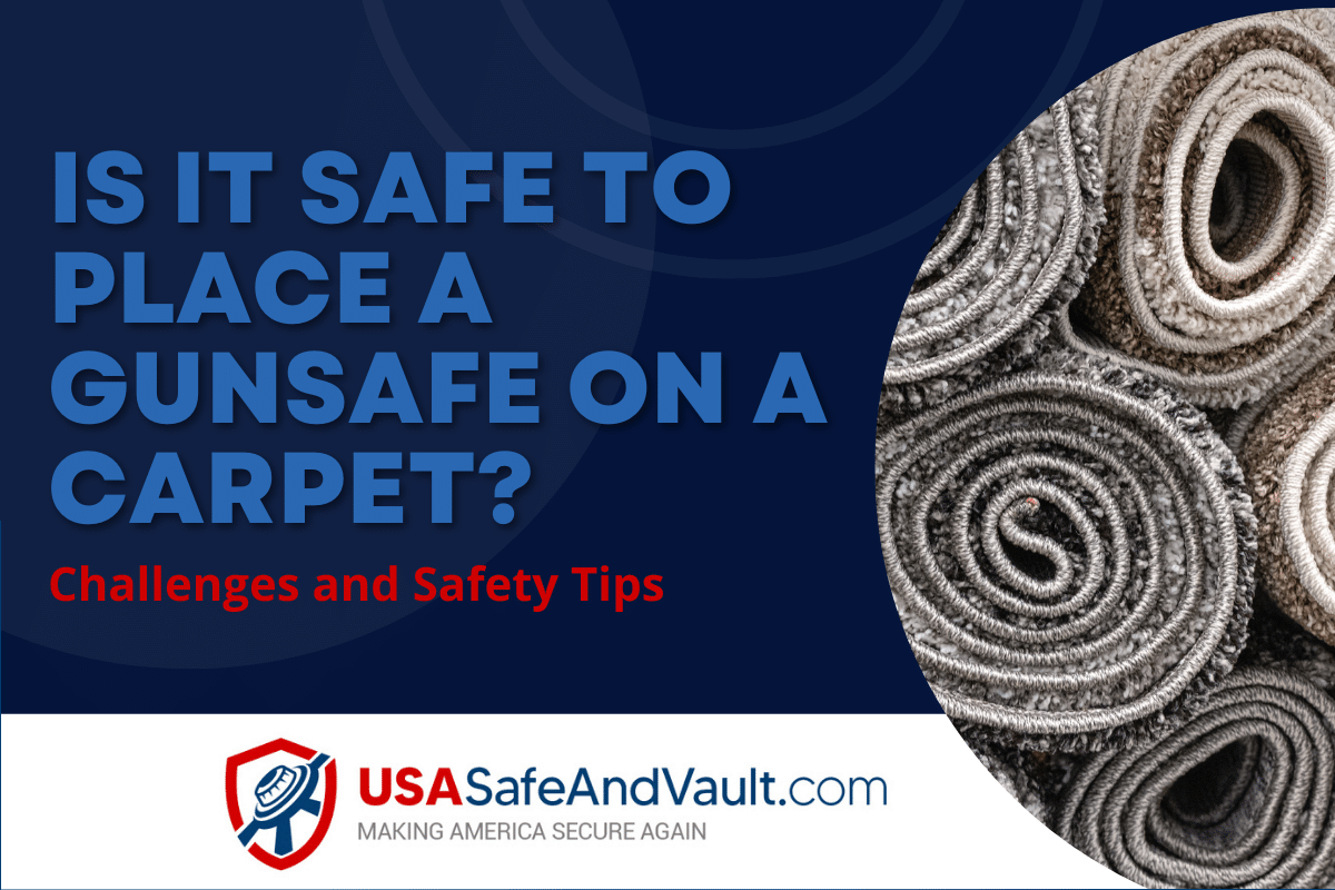 Is it safe to place a gunsafe on a carpet?