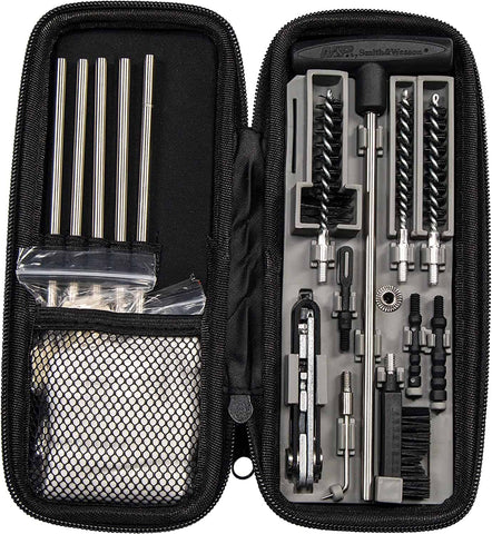 Smith & Wesson M&P Compact Rifle Cleaning Kit for .22 and .30 Caliber Long Guns, Black (1084758)