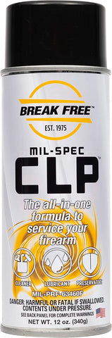 BreakFree CLP Gun Cleans Lubricates Prevent Aerosol Can, 12-Ounce/340gm, BF-CLP12, Clear (BF1009218)