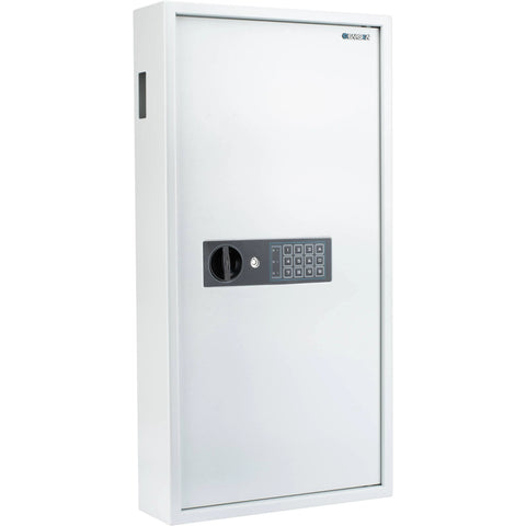 180 Keys Key Cabinet Digital Keypad Wall Safe | White AX13350