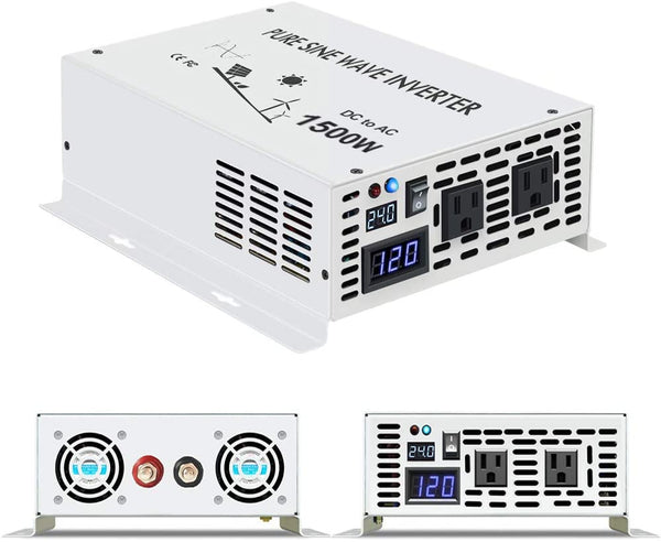 3000W Power Inverter 12VDC,24VDC or 48VDC to 120VAC Pure Sine Wave Inverter  RBP3000W