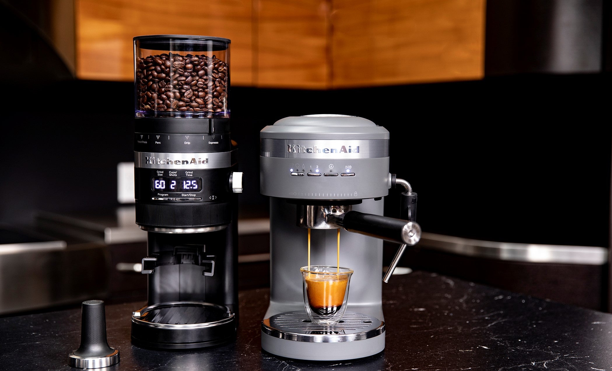 KitchenAid® Grinder and Semi-Automatic Espresso Machine Whole Latte Love