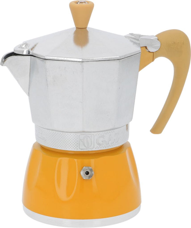 G.A.T. Moka Delizia 3-Cup Moka Pot - Yellow