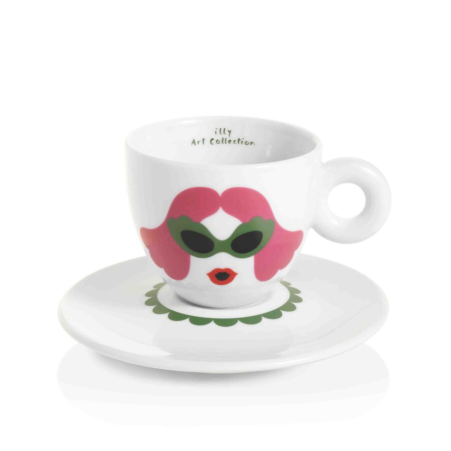 Briesje Schat Zelden illy Art Collection Olimpia Zagnoli Cappuccino Cups - Set of 6 - Whole  Latte Love