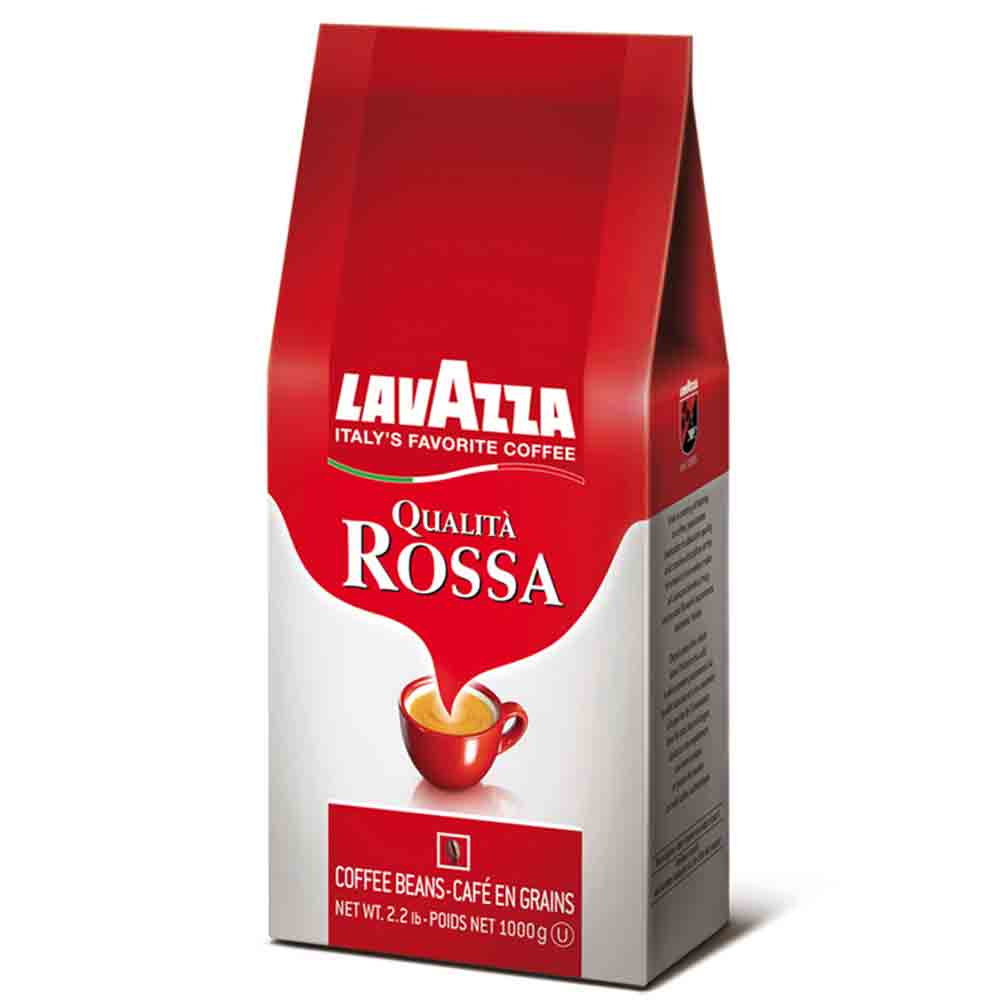 Lavazza Qualita Rossa Whole Bean Medium Roast Espresso