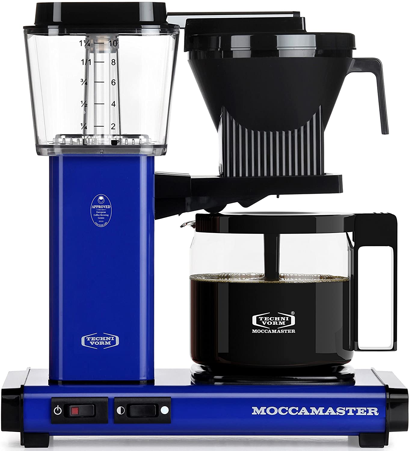 blue coffee maker