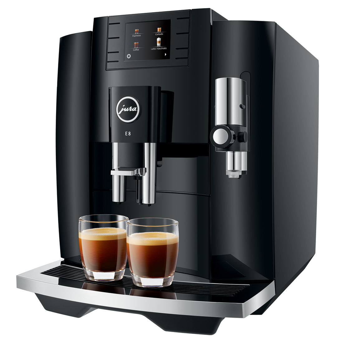 sistema Pasado Declaración JURA E8 Espresso Machine - Piano Black (NAA) – Whole Latte Love