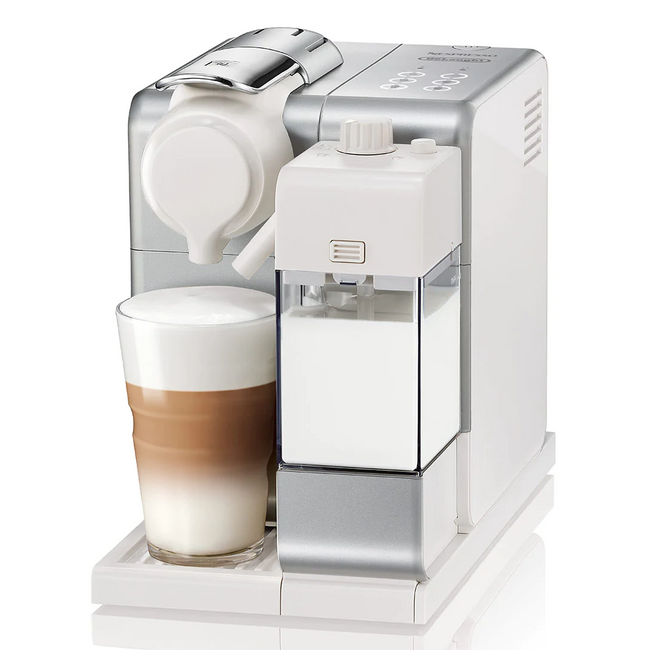 dellonghi Nespresso Lattissima触摸咖啡机在银色