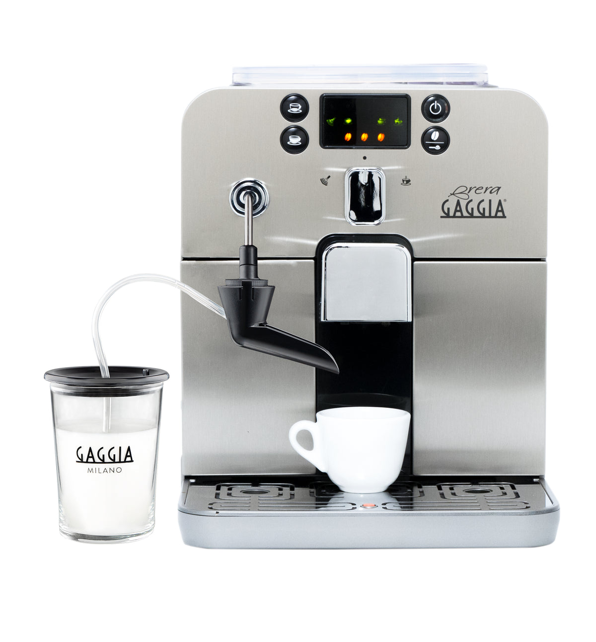 Sturen Brein onenigheid Gaggia Brera Cappuccino Espresso Machine in Silver - Whole Latte Love
