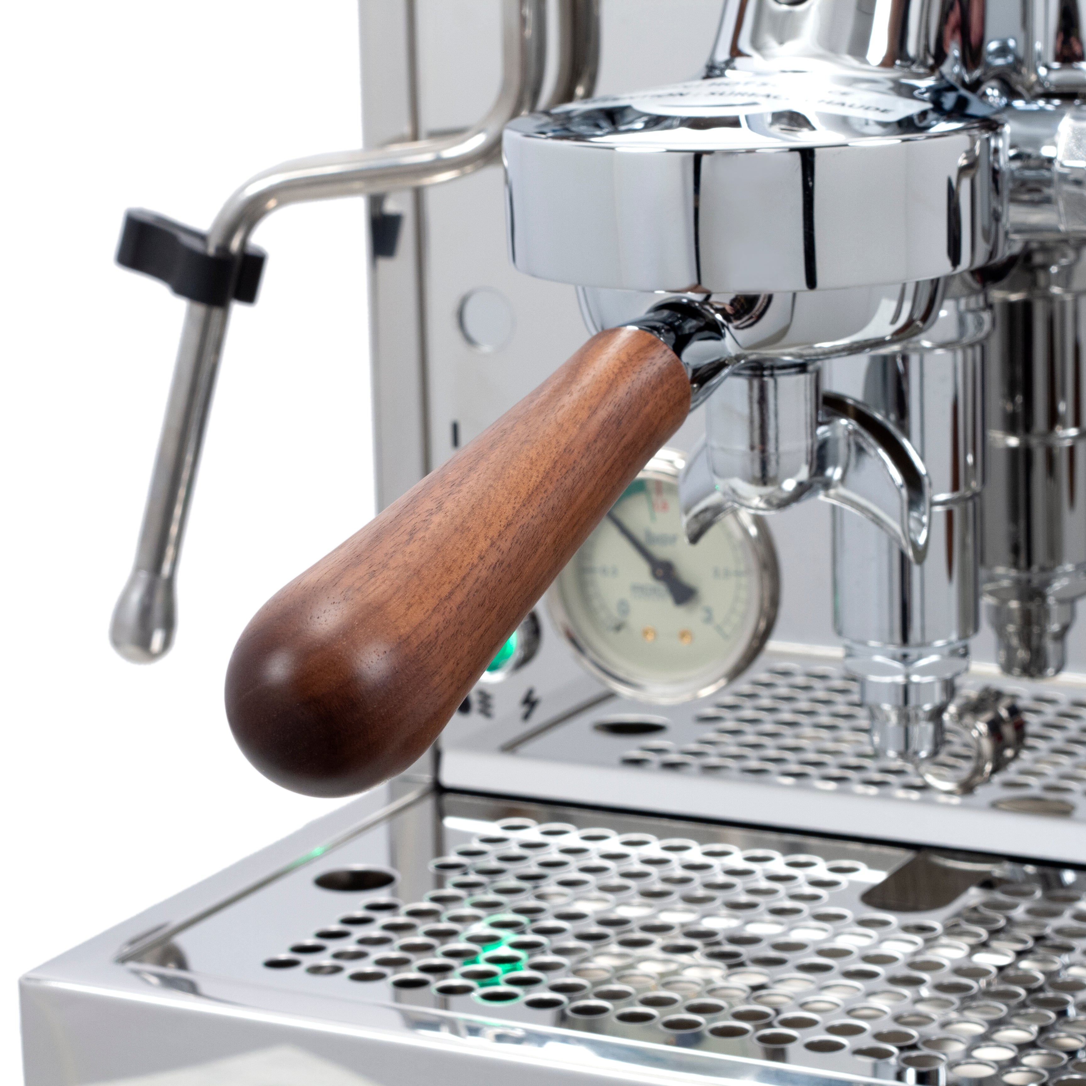 Rocket Espresso Giotto Cronometro V Espresso Machine Walnut Accents