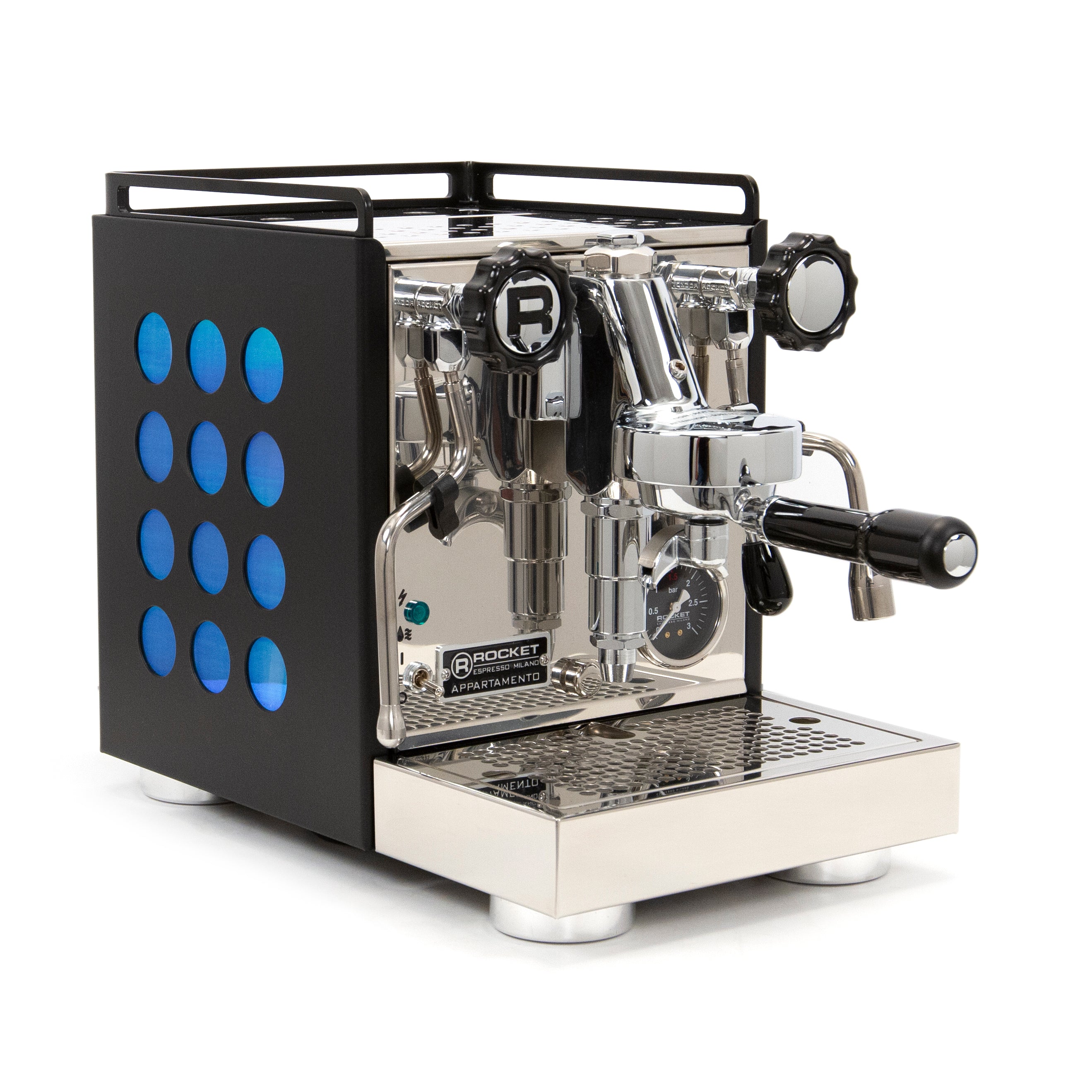 Rocket Espresso Appartamento Serie Nera Espresso Machine Iridescent