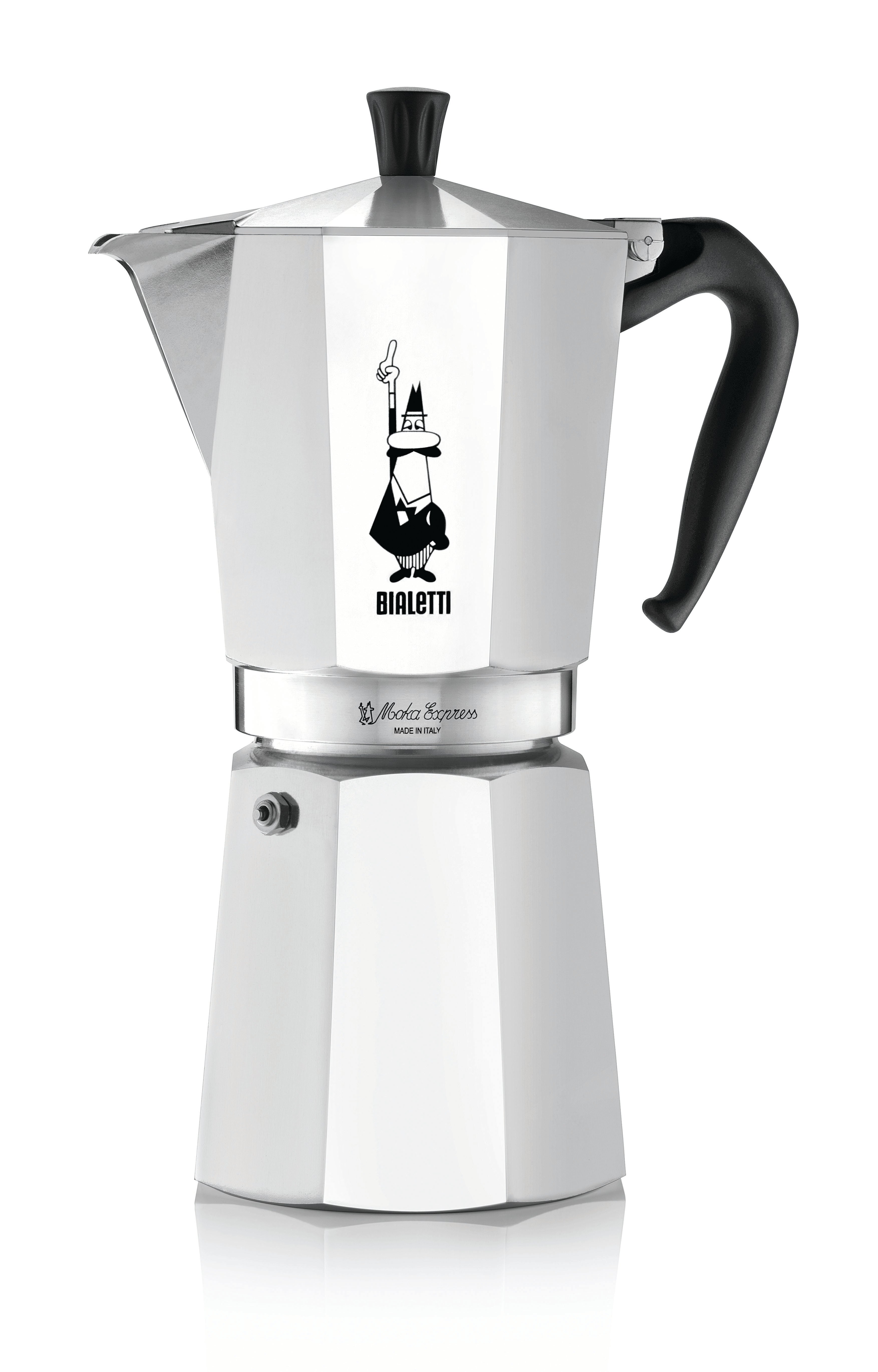 Bialetti Moka Express 12Cup Moka Pot Whole Latte Love