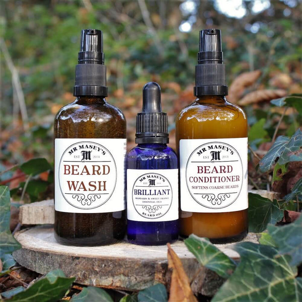 Mr Masey's beard range