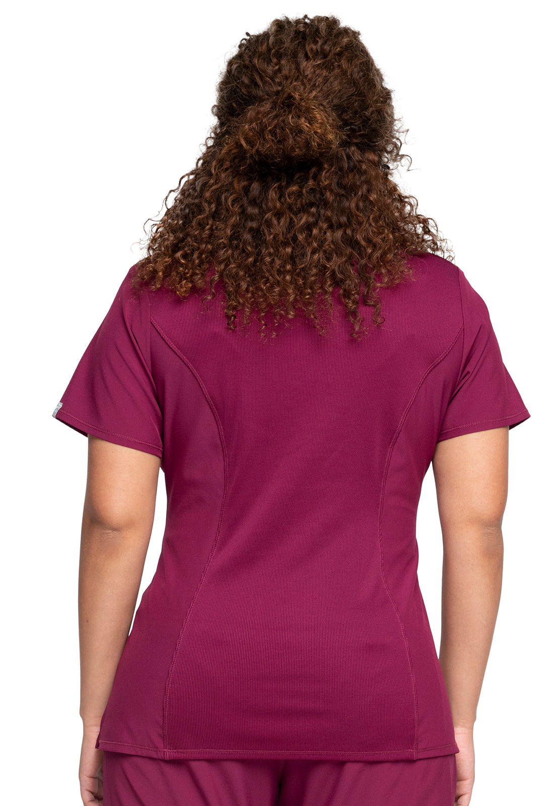 Women's Infinity Zip Front V Neck Top