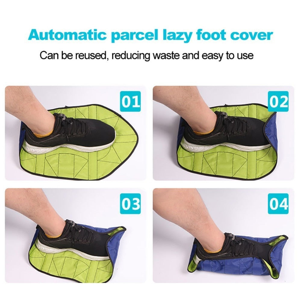 automatic step in shoe covers