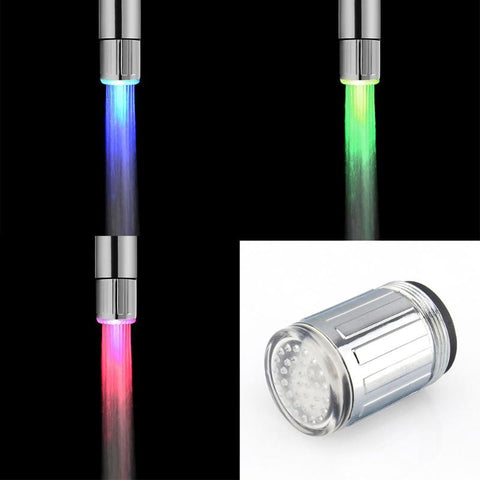 Colorful Led Water Faucet Lights Colorful Changing Glow Shower